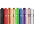 Multi-Colored Refillable Travel Perfume Atomizer Bottle 8ml - Pack of 9