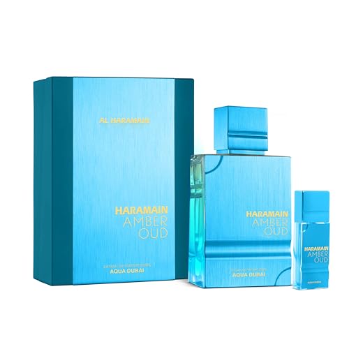Unisex Amber Oud Aqua Dubai Perfume - 6.8 Fl Oz Luxury Fragrance