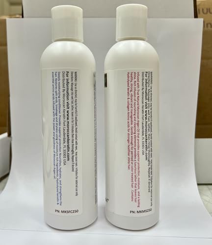 Sulfate Free Hair Shampoo & Conditioner Set with Moroccan Argan Oil - 16.6 Fl Oz