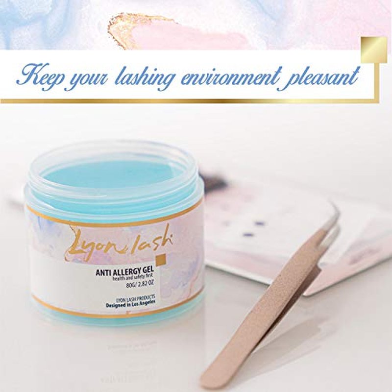 Lyon Lash Anti Allergy Gel Air Refresher | Absorb Fume & Odor from Lash Adhesive | Less Stinging and Headache After Use | Suitable For Classic & Volume Lashing | Eyelash Extension Supplies & Tools