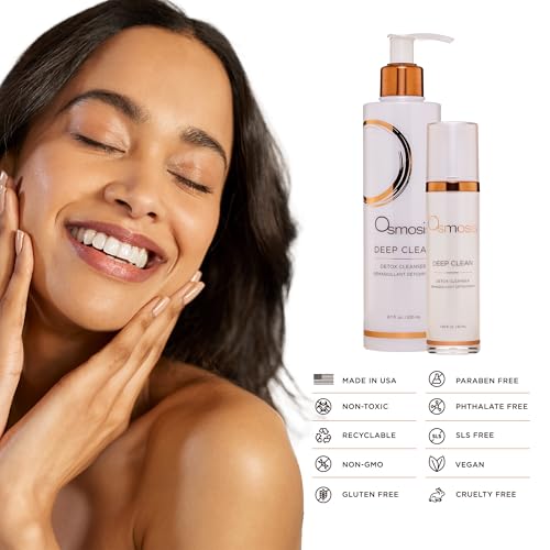 OSMOSIS Deep Clean Purifying Face Wash 1.69 Fl Oz - All Skin Types, Pack of 1