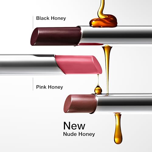 Clinique Black Honey, Pink, and Nude Honey Almost Lipstick Tinted Lip Balm and Pop Lip + Cheek Tinted Oil Set | Sheer + Lightweight Lipstick | Oil Conditions Lips + Gives Cheeks a Natural, Dewy Flush
