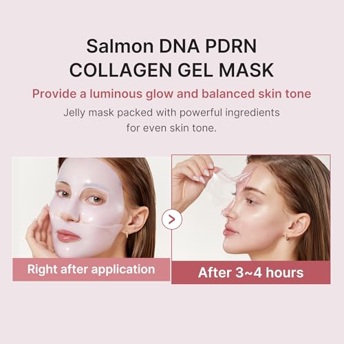 Medicube All Day Glass Glow Skin Duo - Collagen & Salmon DNA Peel-Off Masks