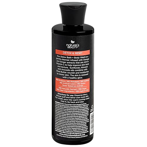 Nature's Beauty Orange Ginger Detox Body Wash Multi-Pack - 12.1 Fl Oz, Pack of 2