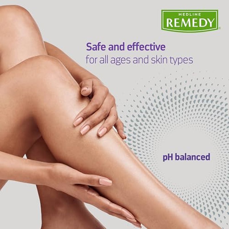 Medline Remedy Specialized Skin Cream, Fragrance-Free (16 oz), 1.5% Dimethicone, Nourishing Moisturizer for Dry Skin, Sulfate-Free, Paraben-free, Hypoallergenic Body Cream, Daily Lotion for Dry Skin