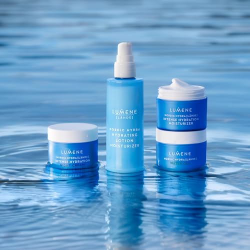 Lumene Nordic Hydrating Facial Moisturizer - Organic Birch Sap, Lightweight, Non-Greasy, All Skin Types, 3.4 Fl oz