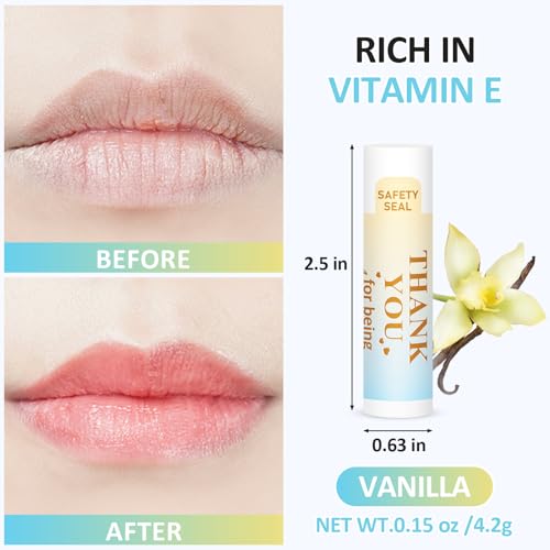 DMSKY Blue Lip Balm Bulk - 60 pcs Appreciation Gifts for Coworkers & Staff
