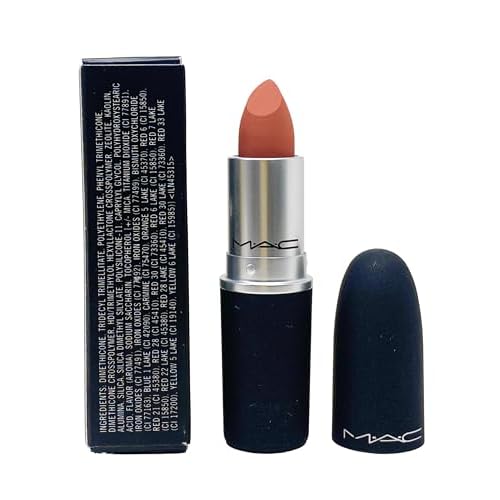 MAC Cosmetics Powder Kiss Lipstick - 314 Mull It Over (Dirty peach) .10 Oz / 3g
