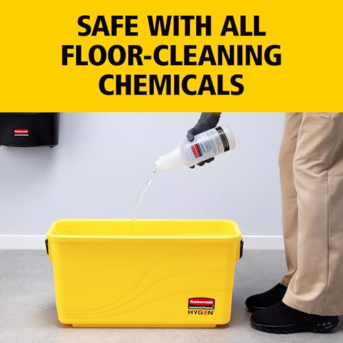 Commercial Microfiber Mop Bucket with Charging and Storage for Janitorial Cleaning