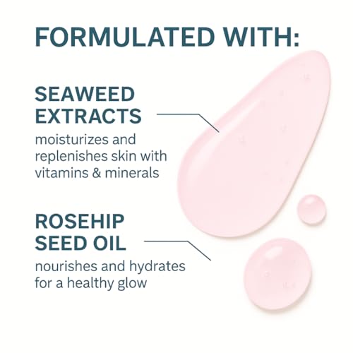 MD Rosehip Daily Face Cleanser ? Doctor Developed - Hydrating Gel Wash with Seaweed, Neem & Rosehip Seed Oil ? Vitamin A Rich, Anti-Aging, Soothing & Deep Cleansing ? For All Skin Types ? 4oz