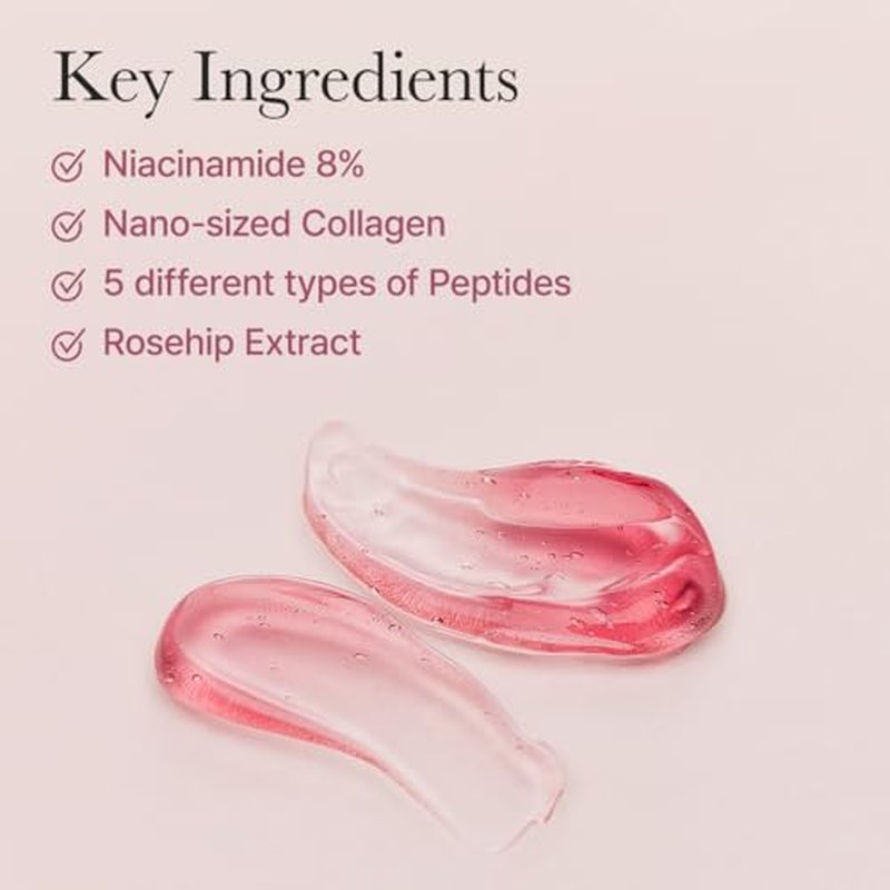 Arencia Red Collagen Serum Duo for Pore Perfection, Glowing & Soothing