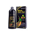 Black Hair Dye Shampoo, 3-in-1 Natural Formula, 500ml