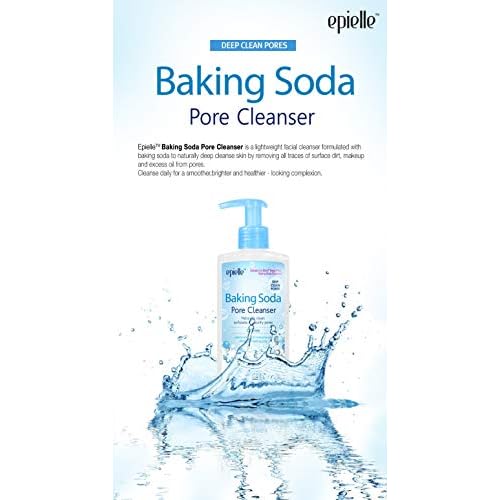 Epielle Baking Soda Pore Cleanser | Oil-Free, Gentle Daily Use | Cleanse & Exfoliate Pores for Oily & Combination Skin | 6.77 FL OZ | 1 Pack | Korean Skincare