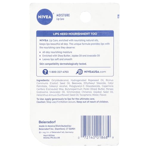 Nivea Original Moisture Lip Balm Dual Pack