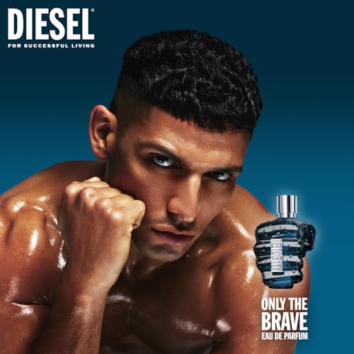 Diesel Only The Brave Eau de Parfum for Men 1.7 Fl Oz Woody Leathery Scent - Variation: Eau De Parfum