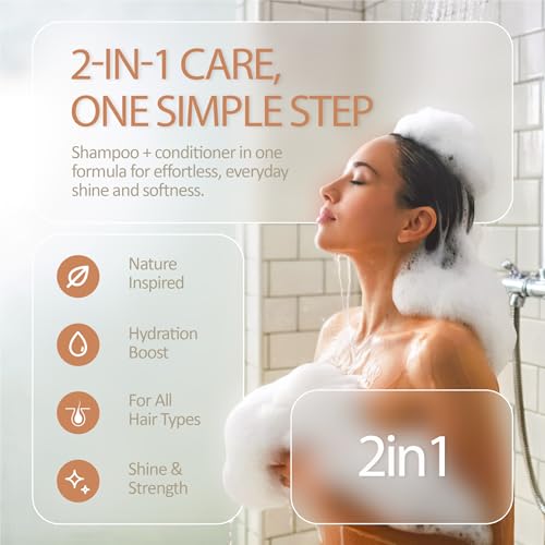 Silk 2-in-1 Shampoo & Conditioner for Colored Hair - Berry Scent - Pack of 6 (13.6 Fl Oz)