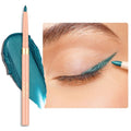 Oulac Teal Eyeliner Pencil, Waterproof Retractable Eye Liner Pen, Long Lasting Smudge Resistant, Vegan & Cruelty-Free, 17 Lagoon