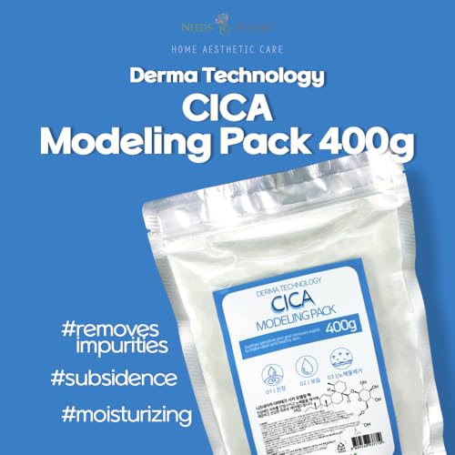 CICA Modeling Mask Kit for Sensitive Skin - Soothing Peel-Off Face Mask Powder 400g