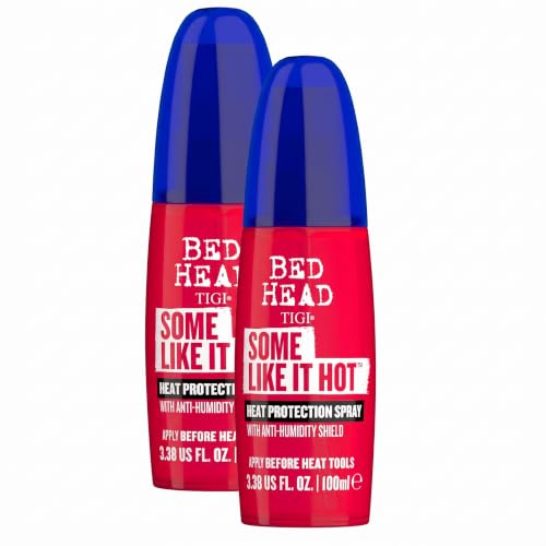 TIGI Bed Head Some Like It Hot Heat Protection Spray 3.38 Fl Oz Pack of 2