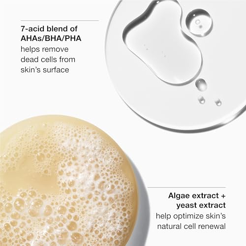 Clinique 3-Step Clarifying Skin Peel | Exfoliating Face Treatment, 1 Fl Oz