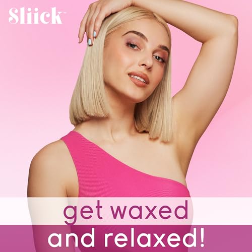 Sliick Post Wax + Shave Oil ? Soothing After Shave Oil with Chamomile, Lavender & Tea Tree for Razor Bumps, Ingrown Hair & Redness, After Waxing & Shaving Treatment, 4 fl oz
