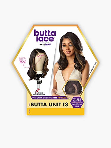 Sensationnel Butta Lace Wig Unit 13B Off Black - Pre-Plucked HD Lace Front