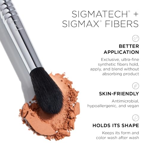 Small Tapered Eyeshadow Blending Brush for Precise Eye Makeup & Contouring