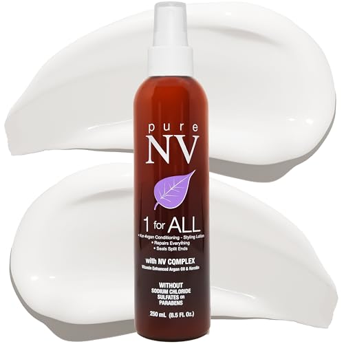 Weightless Leave-In Conditioner with Argan Oil & Keratin - Detangle & Frizz Control, 8.5 Oz