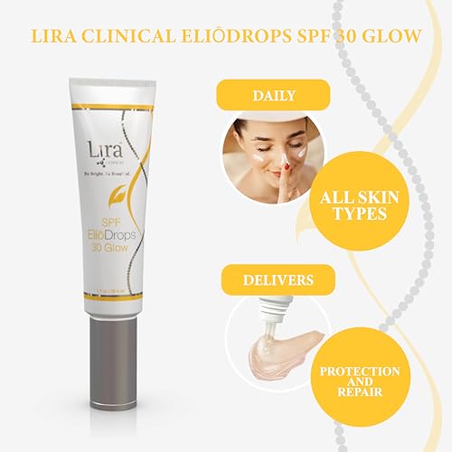 SPF 30 Zinc Oxide Sunscreen Serum with Glow Finish - 16% Zinc Oxide