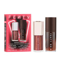 Lip Gloss and Lip Oil Duo - Chocolate Scent, Hydrating & Shiny Lip Care