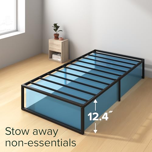 Twin Zinus Lorelei 14-Inch Metal Platform Bed Frame with Underbed Storage - Small Box Edition
