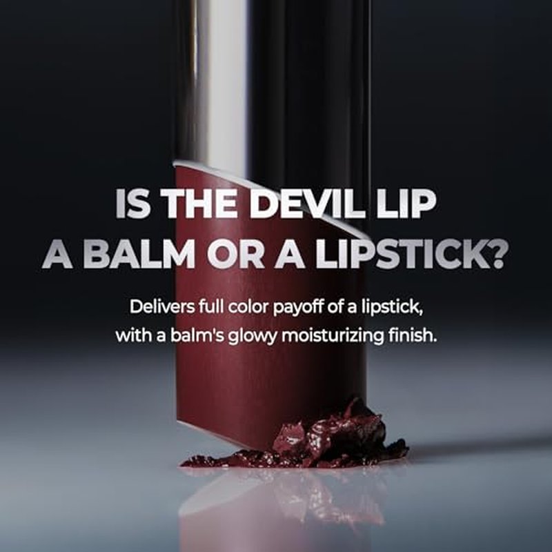 Laka Devil Lip, 3.7g/0.13oz, Vivid color Lipstick, Long-Lasting Bold Stian, Hydrating & Melting Glow with Non-Creasing, K-Beauty (#803 Season)