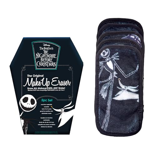 MakeUp Eraser Mini PRO Makeup Remover & Exfoliator Set - Nightmare Before Christmas - 5 Pack