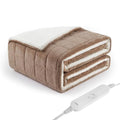Weighted Heated Blanket for Adults with 12 Heat Levels - 50x60 Brown