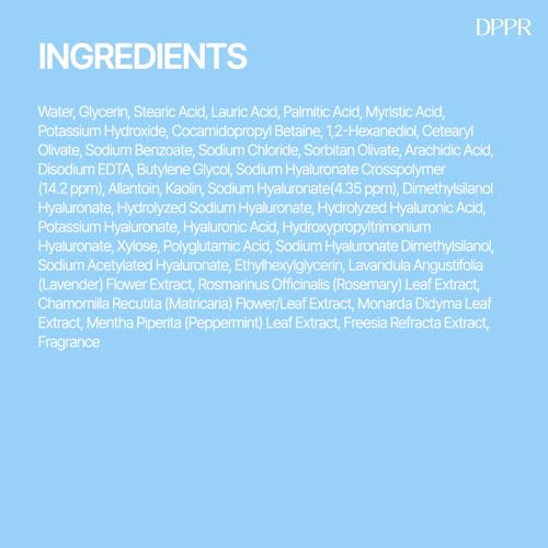 Hydrating Facial Cleanser with Hyaluronic Acid for Dry Skin - Pore Care & Glass Skin
