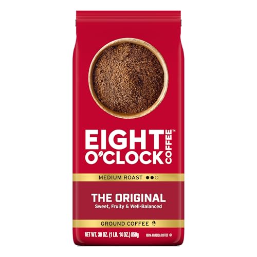 Medium Roast Ground Coffee Pack of 4 - Well-Balanced, Fruity & Sweet Arabica Coffee
