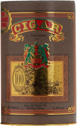 Remy Latour Cigar EDT Spray 3.3 Fl Oz - Masculine Oriental Woody Fragrance