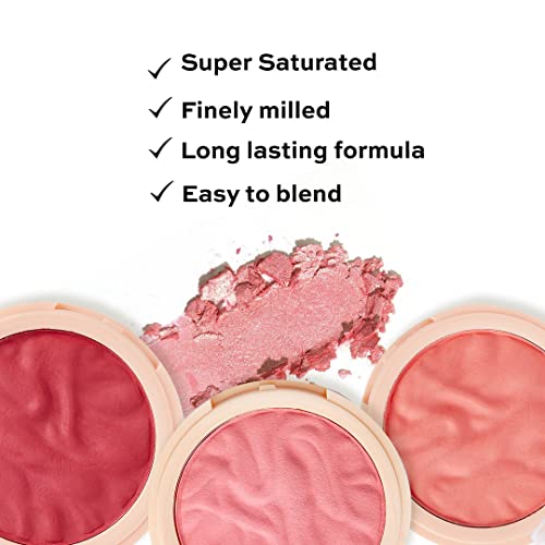 Revolution Beauty London, Blusher Reloaded, Pressed Powder Face Blusher, Highly Pigmented & Long-Lasting Formula, Pop My Cherry, 0.26 oz
