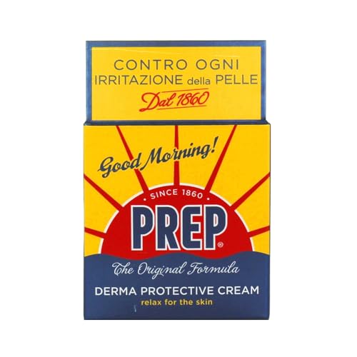 PREP: Derma Protective Cream, Paraben Free 2.53 Fluid Ounce (75ml) Jar (Pack of 2) [ Italian Import ]