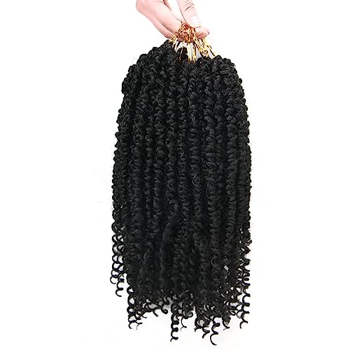 14 Inch Passion Twist Crochet Hair - Short Bohemian Wave 8 Pack - 1B# Variation