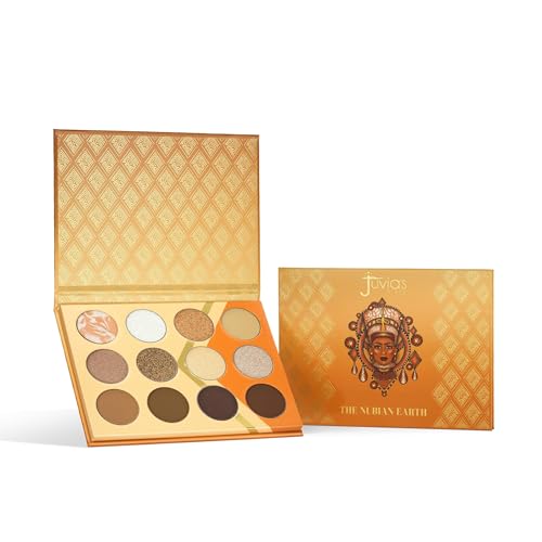 Nubian Earth Eyeshadow Palette with Shimmer Brown & Tan Shades