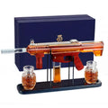 Transparent Whiskey Decanter Gift Set with 2 Grenade Glasses - Kollea