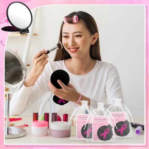 Geetery 72 Pcs Women Breast Cancer Awareness Gift Set Black Pink