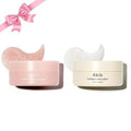 Abib PDRN & Collagen Eye Patch (60ea) Duo: Eye Patches for Wrinkles & Fine Line with Jericho Rose Jelly, 60 Count, Korean Skin Care