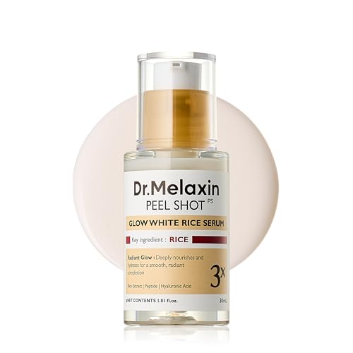 Peel Shot Glow Rice PDRN Serum - 30ml Facial Skin Care for Pore Refinement