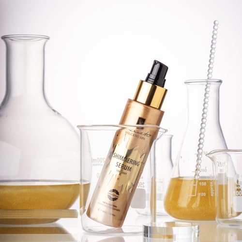 Santo Volcano Body Oil with Glitter & Pearls - Shimmer & Glow 100ml