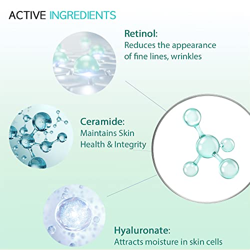 OOTD Intensive Vegan Facial Eye Serum and Cream [5 Pack] Korea All Day Skin Care Solution for Sensitive Skin