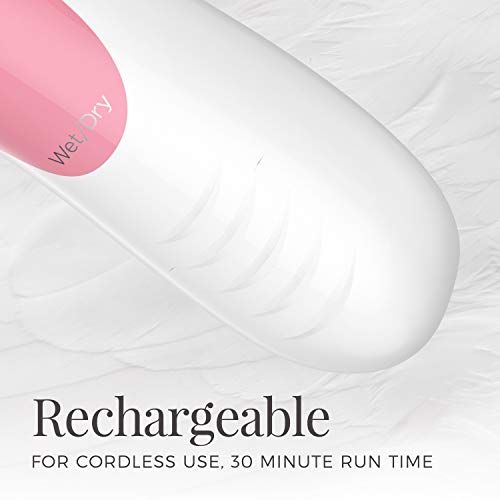Peach 3-Blade Electric Shaver for Women Wet & Dry Bikini Trimmer