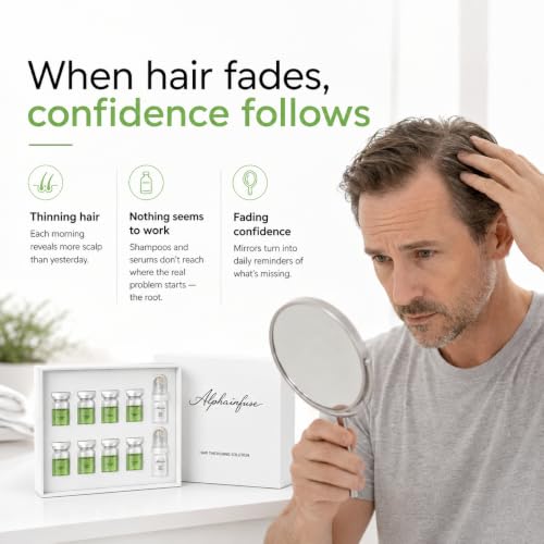 Hair Growth Serum for Men Thinning Fine Hair - Complete Scalp Care System