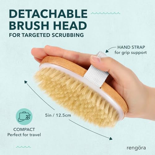 20-Inch Long Handle Back Scrubber Brush with Firm Bristles for Shower
